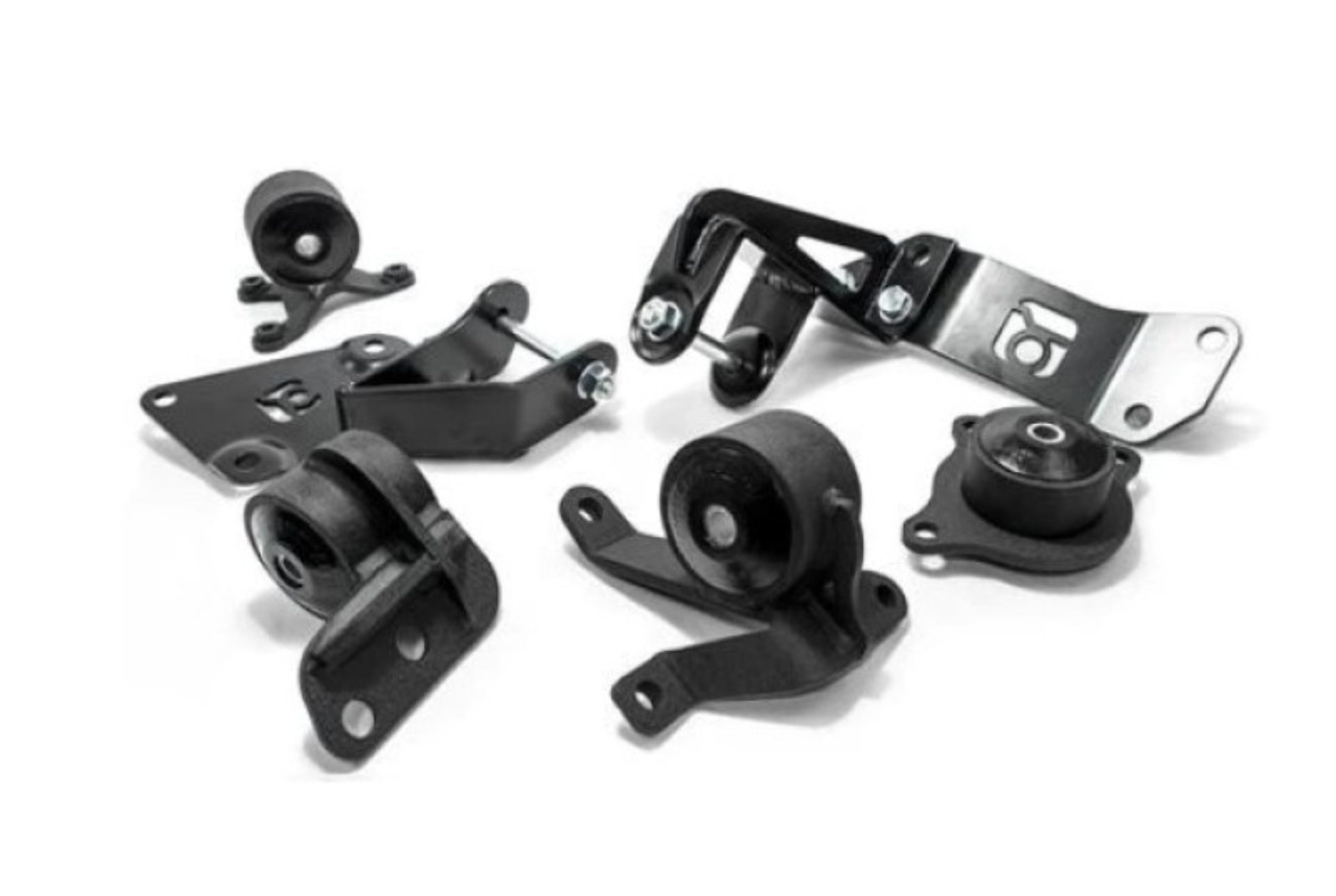 Picture of Innovative 01-05 Civic K-Series Black Steel Mounts 85A Bushings (Not K24 Trans)