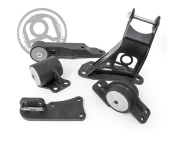 Picture of Innovative 00-07 Honda Insight K-Series Black Steel Mounts 85A Bushings (Auto to Manual)