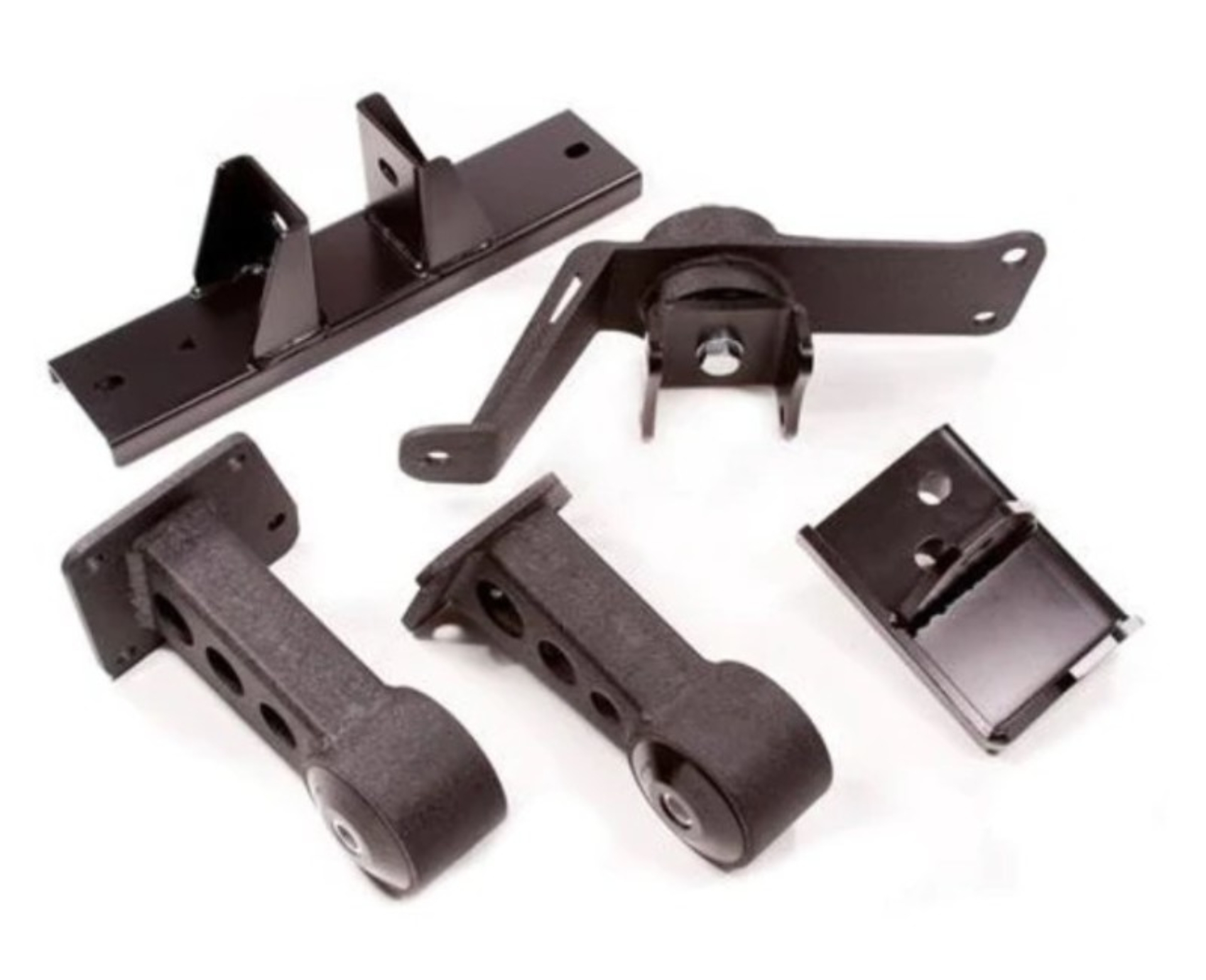 Picture of Innovative 00-09 Honda S2000 K-Series Black Steel Mounts 85A Bushings (K20 Engine)