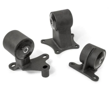 Picture of Innovative 90-93 Accord F-Series Black Steel Mounts 95A Bushings (Auto to Manual)
