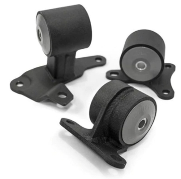 Picture of Innovative 90-93 Accord H/F Series Black Steel Mounts 95A Bushings (Auto to Manual)