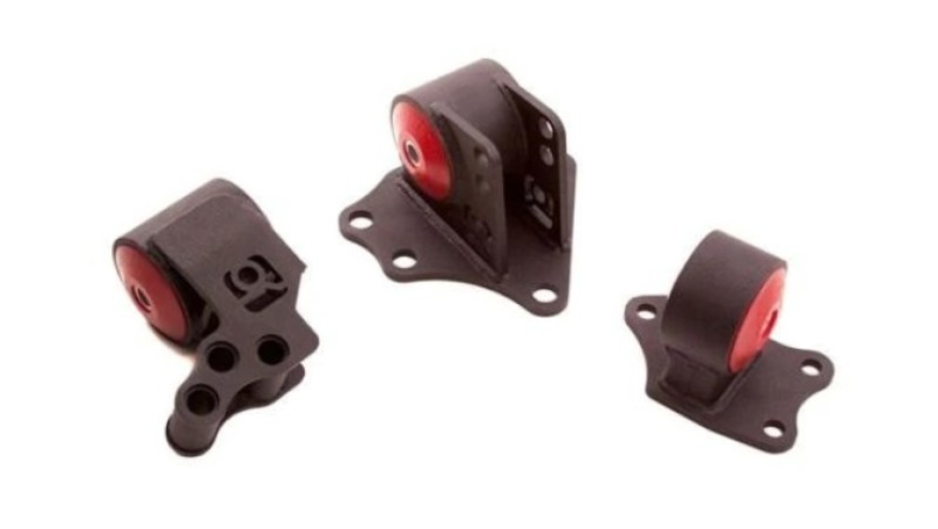 Picture of Innovative 95-99 Mitsubishi Eclipse 4G63 / 4G64 Black Steel Mounts 95A Bushings