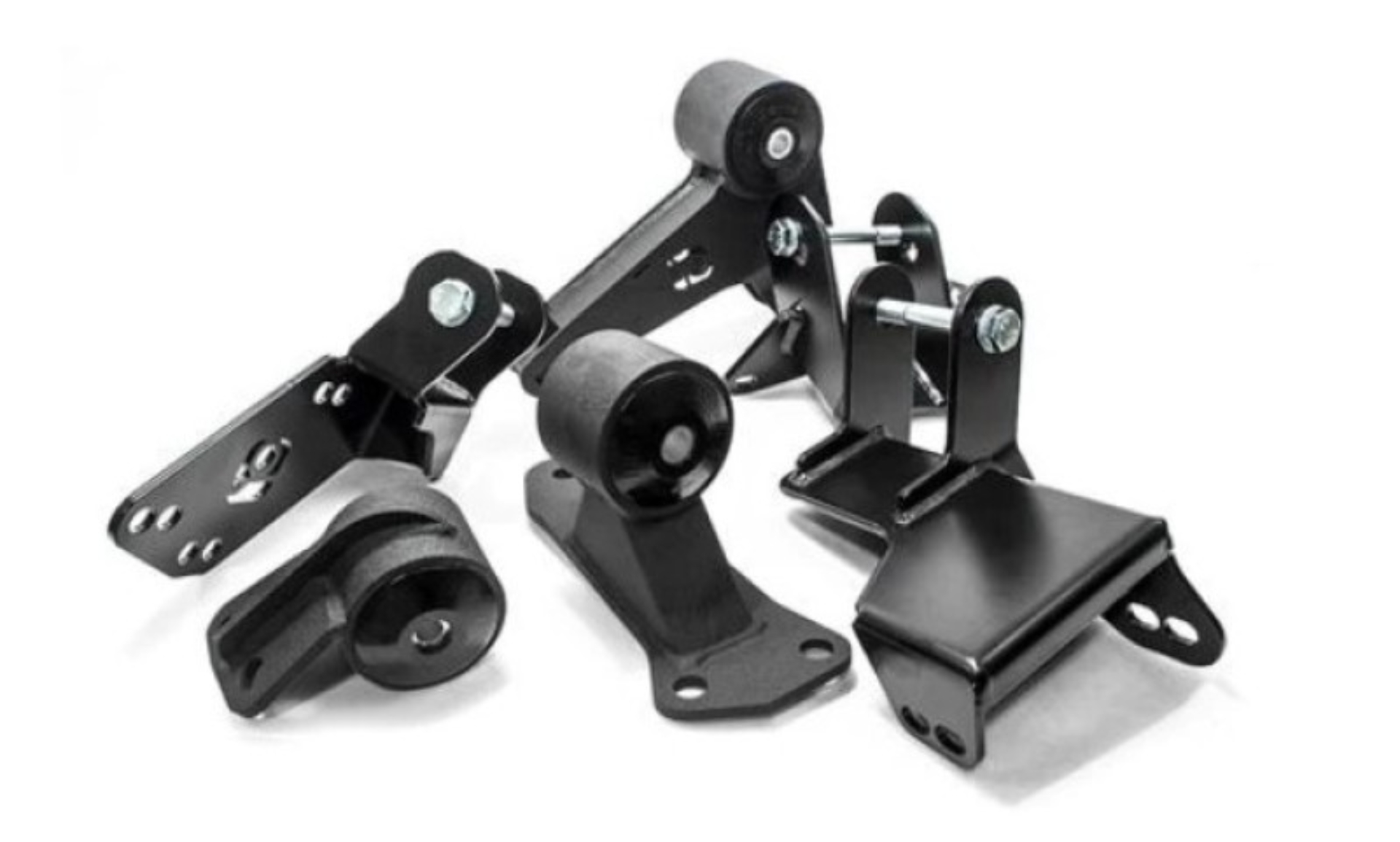 Picture of Innovative 96-00 Civic K-Series Black Steel Mounts 95A Bushings (EG/DC Subframe)
