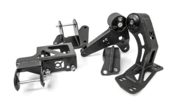 Picture of Innovative 94-01 Integra K-Series Black Steel Mounts 95A Bushings (Not K24 Trans)