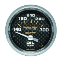 Picture of Autometer Carbon Fiber 52mm 140-300 Deg F Electronic Oil Temperature Gauge