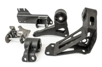 Picture of Innovative 90-93 Integra K-Series Black Steel Mounts 95A Bushings (Not K24 Trans)