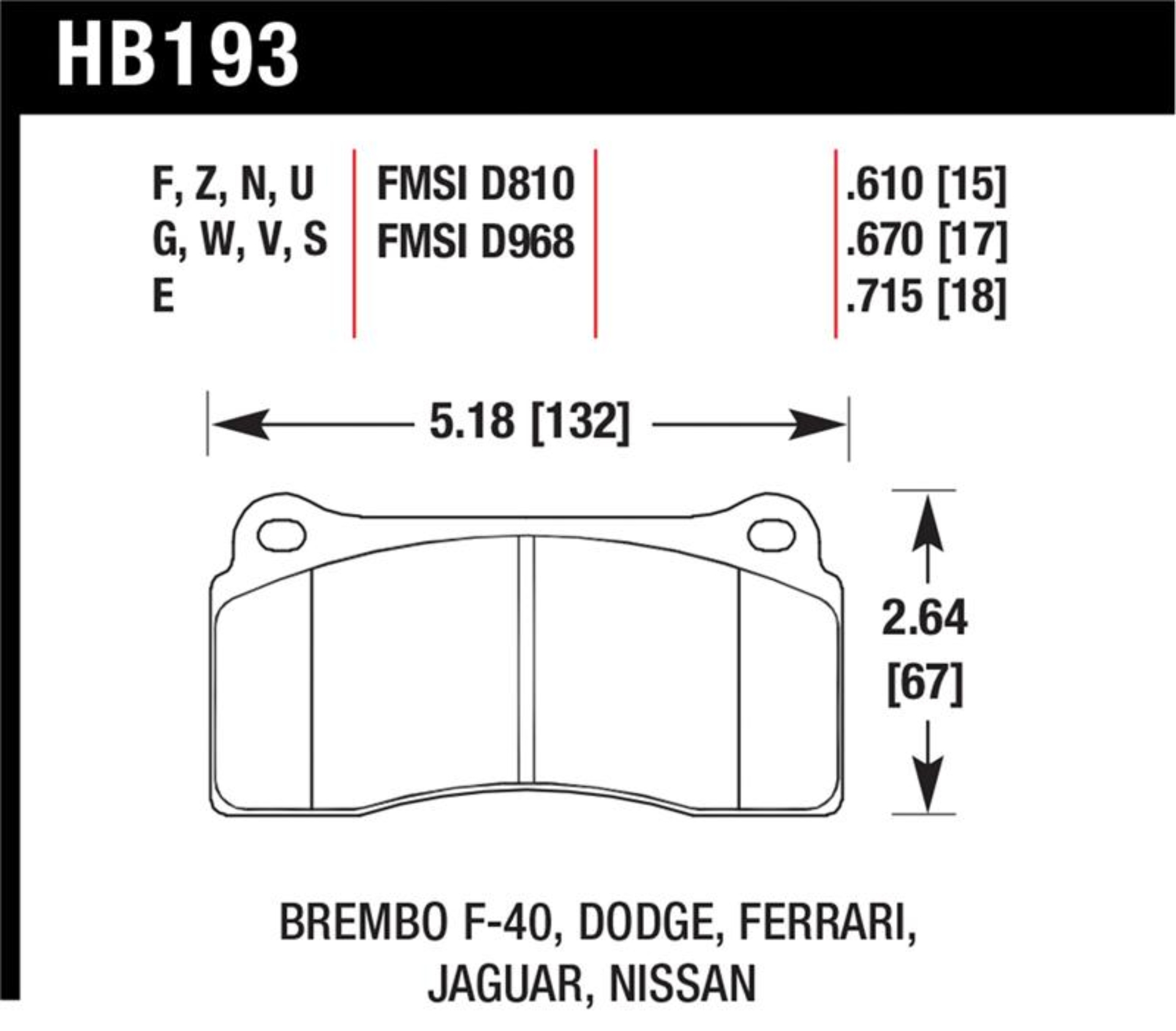 Picture of Hawk 09-11 Nissan GT-R Blue 9012 Race Rear Brake Pads