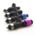 Picture of Injector Dynamics ID1050X Injectors - 60mm Length - 11mm Blue Top - 204 Lower Cushion (Set of 6)
