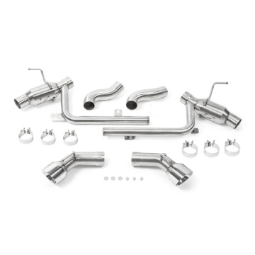 Picture of Mishimoto 2016+ Chevrolet Camaro SS Dual-Tip Pro Axle Back Exhaust w/ Polished Tips