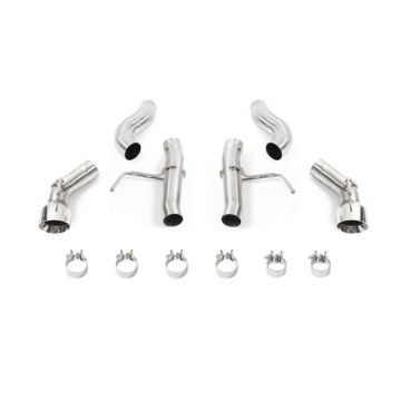 Picture of Mishimoto 2016+ Chevrolet Camaro 2.0T Dual-Tip Race Axle-Back Exhaust w/ Polished Tips