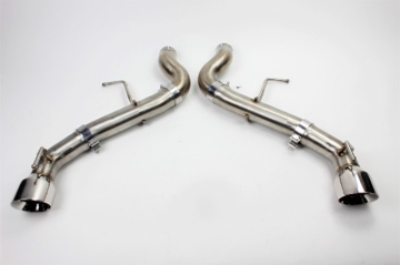 Picture of Mishimoto 2016+ Chevrolet Camaro SS Dual-Tip Race Axle-Back Exhaust w/ Polished Tips