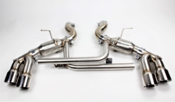 Picture of Mishimoto 2016+ Chevrolet Camaro SS Quad-Tip Pro Axle-Back Exhaust w/ Polished Tips
