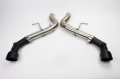 Picture of Mishimoto 2016+ Chevrolet Camaro SS Dual-Tip Race Axle-Back Exhaust w/ Black Tips