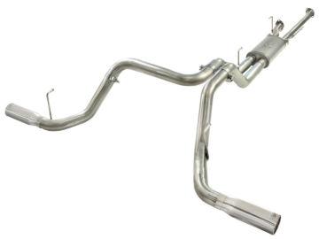 Picture of aFe MACHForce XP 2-1/2in to 3in 409 SS Cat-Back Exhaust w/ Polished Tips 10-17 Toyota Tundra V8 5.7L