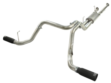 Picture of aFe MACHForce XP 2-1/2in to 3in 409 SS Cat-Back Exhaust w/ Black Tips 10-17 Toyota Tundra V8 5.7L
