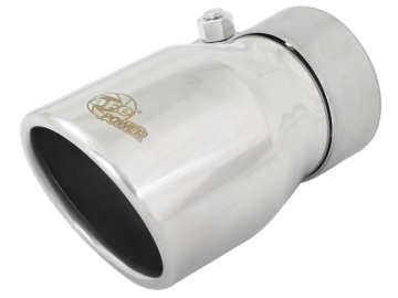 Picture of aFe MACH Force-Xp 2.5in Inlet x 3-1/2in Outlet x 6in Length 2.5in 304 Stainless Steel Exhaust Tip