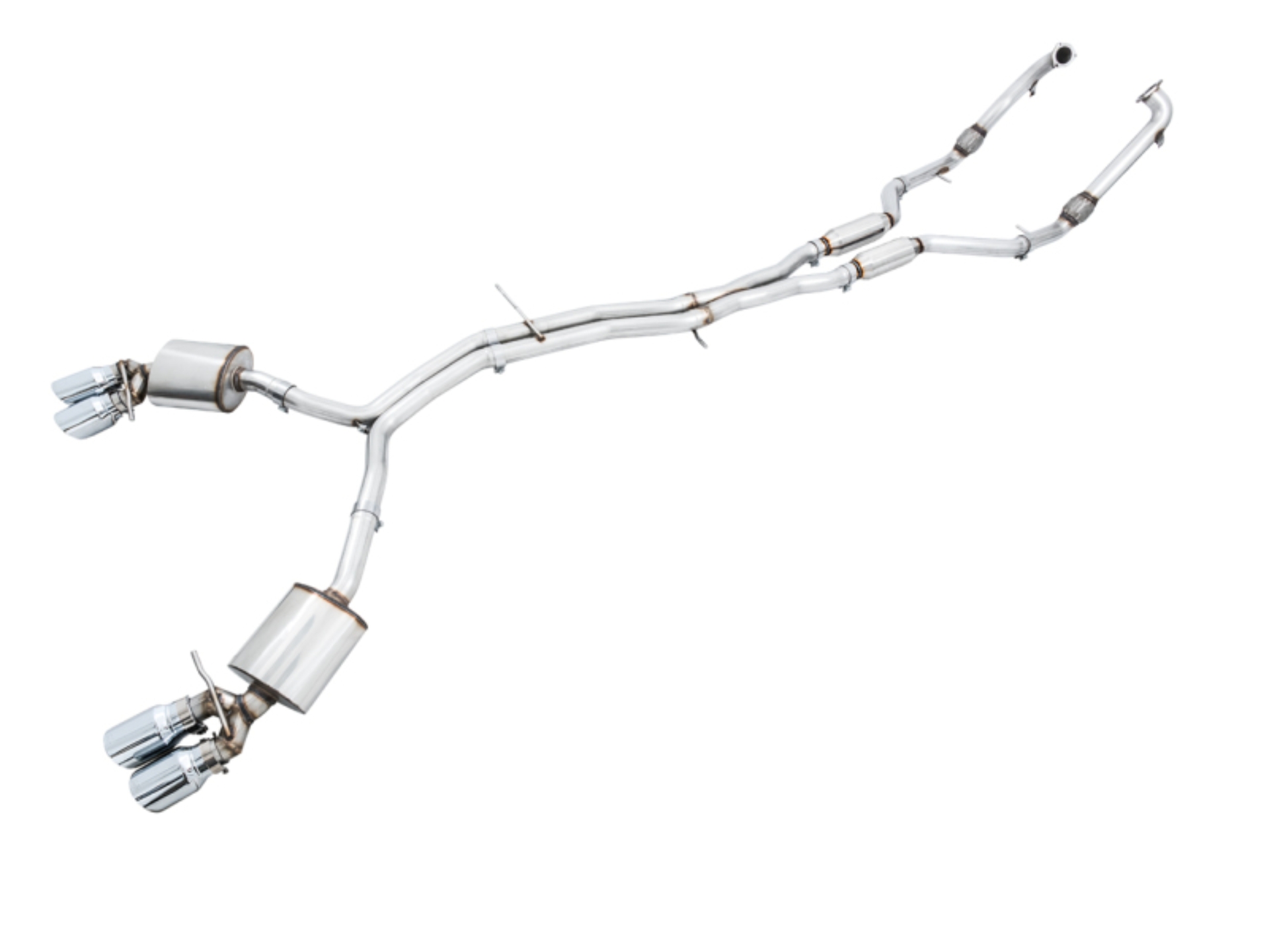 Picture of AWE Tuning Audi B9 S5 3.0T Touring Edition Exhaust - Chrome Silver Tips (102mm)