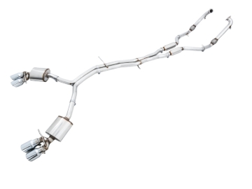 Picture of AWE Tuning Audi B9 S5 3.0T Touring Edition Exhaust - Chrome Silver Tips (102mm)