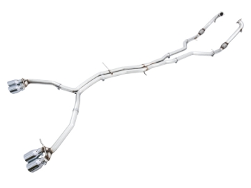 Picture of AWE Tuning Audi B9 S5 Coupe 3.0T Track Edition Exhaust - Chrome Silver Tips (102mm)