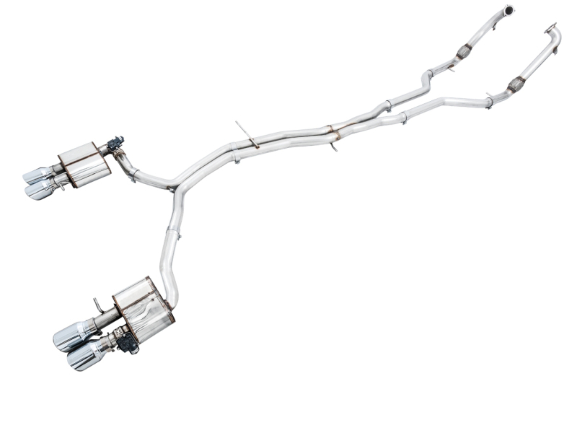 Picture of AWE Tuning Audi B9 S5 Coupe SwitchPath Exhaust w/ Chrome Silver Tips (102mm)