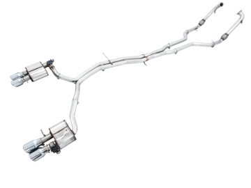 Picture of AWE Tuning Audi B9 S5 Coupe SwitchPath Exhaust w/ Chrome Silver Tips (102mm)