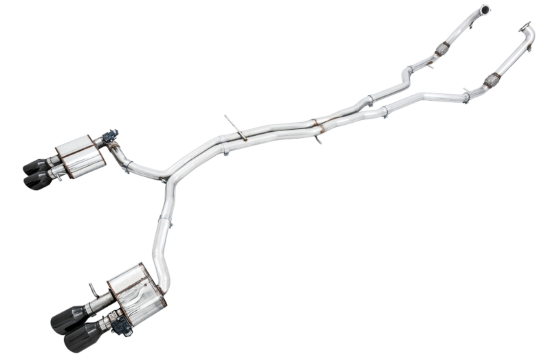 Picture of AWE Tuning Audi B9 S5 Coupe SwitchPath Exhaust w/ Black Diamond Tips (102mm)