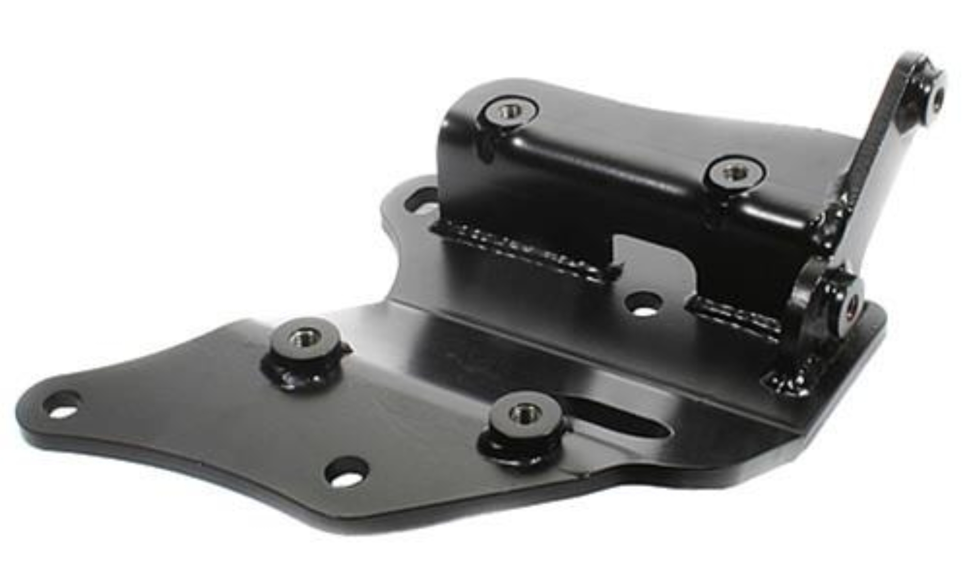 Picture of Innovative 88-91 Civic /CRX B-Series Black Steel Conversion AC Bracket (D-Series Sanden Compressor)