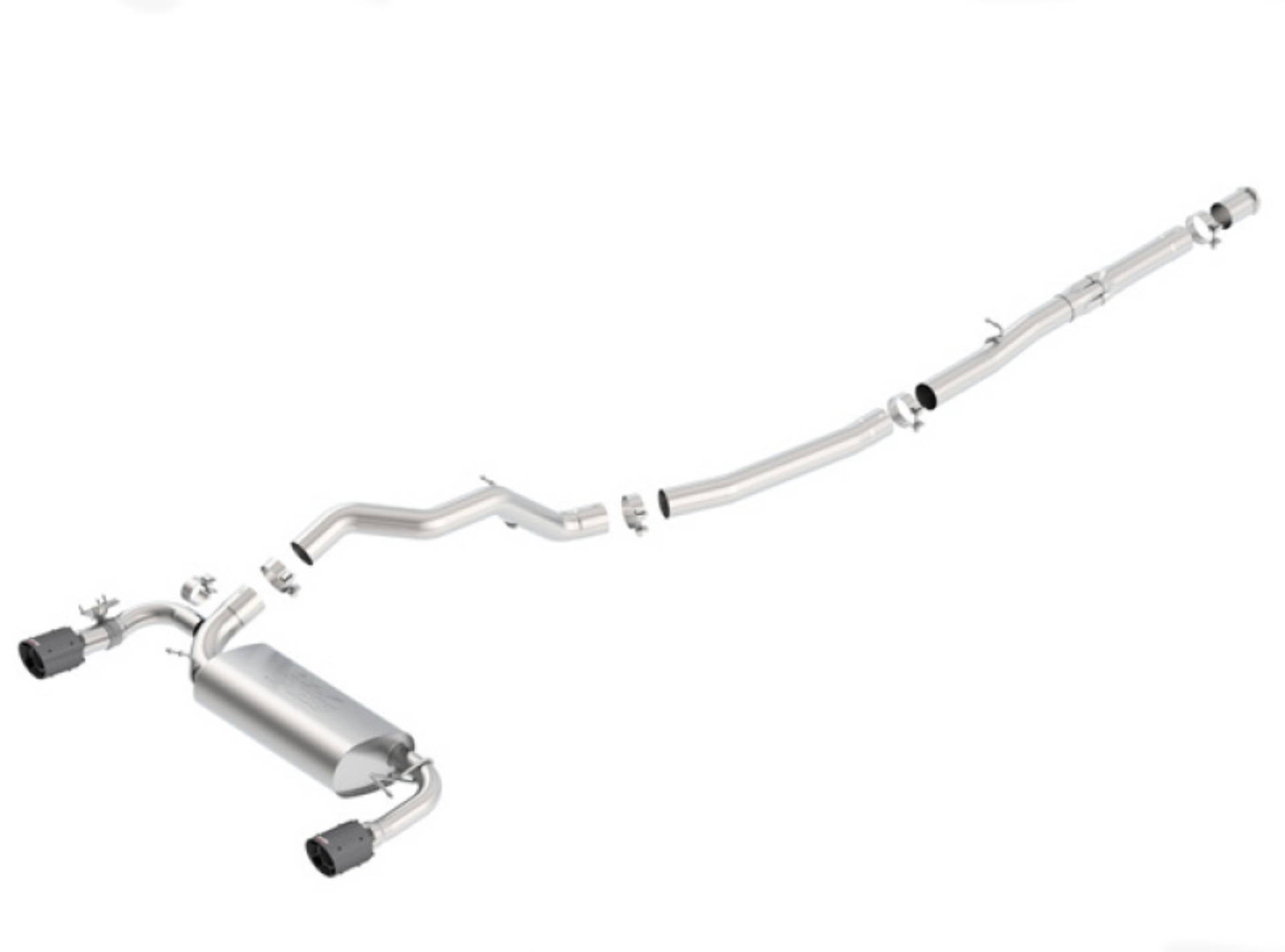 Picture of Borla 16-17 Focus RS Turbocharged 2.3L Single Split Exit ATAK Catback Exhaust