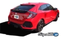 Picture of GReddy 2017+ Honda Civic Sport Hatchback 76mm Supreme SP Cat-Back Exhaust