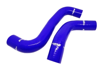 Picture of Torque Solution 08-14 Subaru WRX / 08-18 STI / 09-13 Forester XT Silicone Radiator Hose Kit - Blue