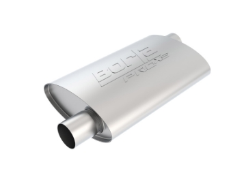 Picture of Borla Pro-XS 2.25in Tubing 14in x 4in x 9.5in Oval Offset/Offset Muffler