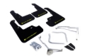 Picture of Rally Armor RAL UR Black Flap/Green Logo Mud Flaps - MF32-UR-BLK/CGN