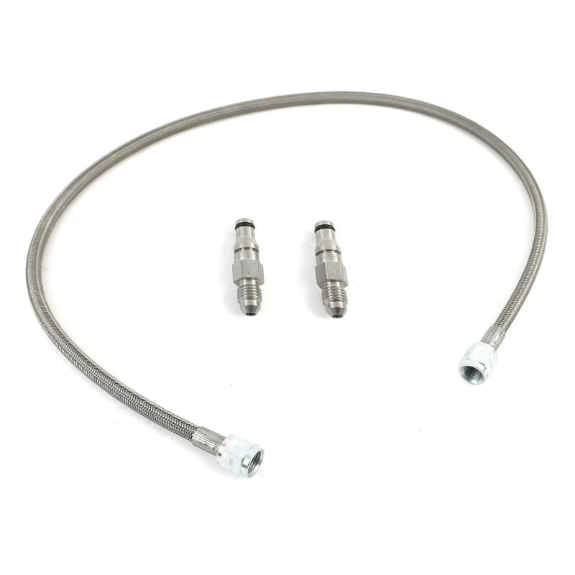 Picture of McLeod 2015+ Ford Mustang Steel Braided Hydraulic Clutch Line