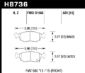 Picture of Hawk 12-16 Fiat 500 Performance Ceramic Street Front Brake Pads