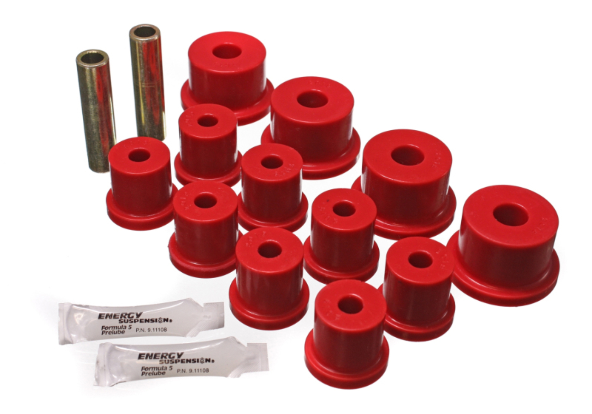Picture of Energy Suspension ES Spring/Shackle Bush-Red Bushing Kits - 4.2101R