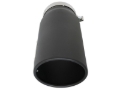 Picture of aFe Power MACH Force-Xp 5in In x 6in Out x 15in L Bolt-On 409 SS Exhaust Tip - Black