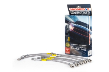 Picture of Goodridge 8/84-7/87 Toyota Corolla GTS Stainless Steel Brake Line Kit
