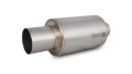 Picture of Vibrant Titanium Muffler w/Straight Cut Natural Tip 3in. Inlet / 3in. Outlet