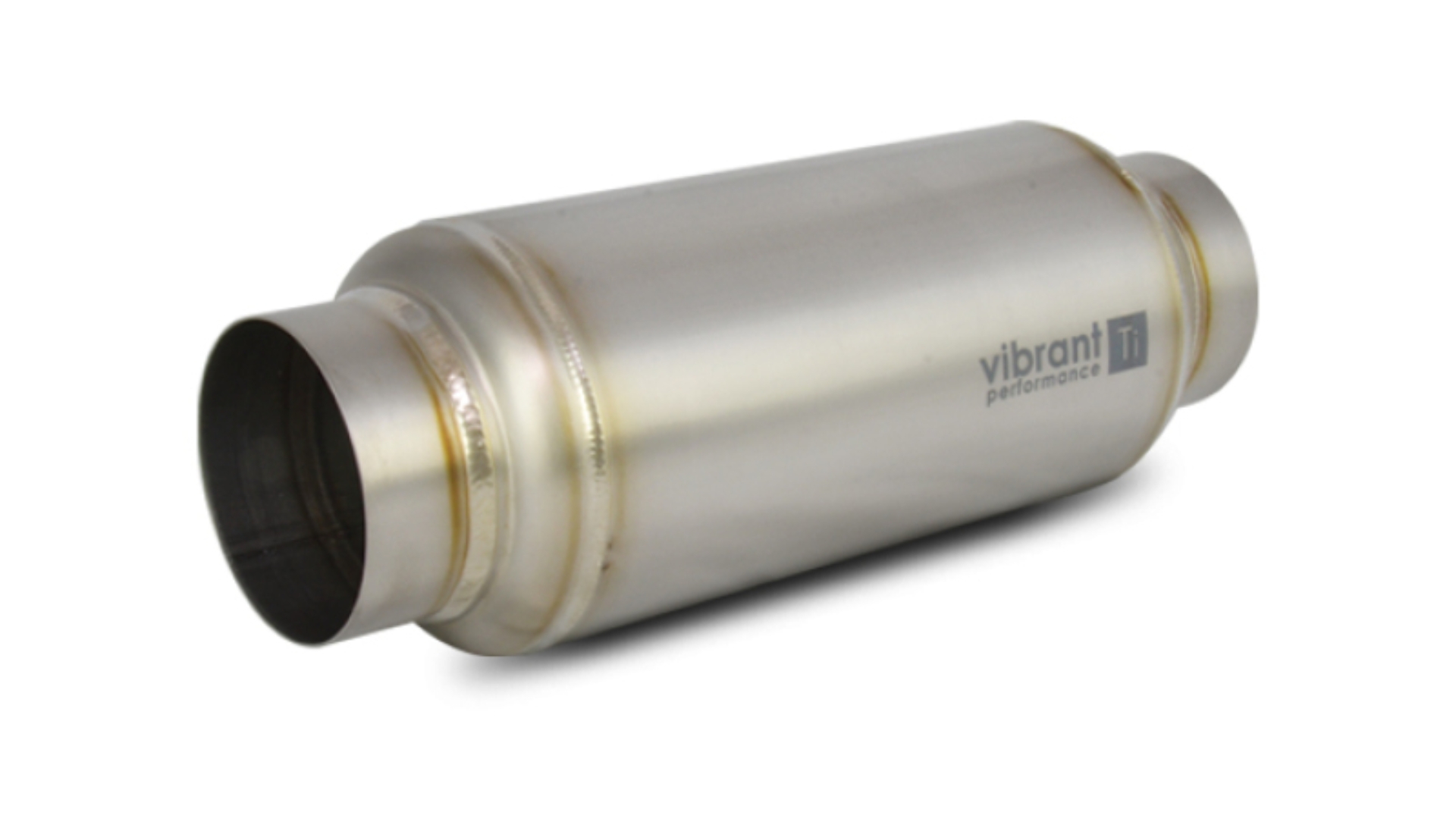 Picture of Vibrant Titanium Resonator 2.5in. Inlet / 2.5in. Outlet x 12in. Long