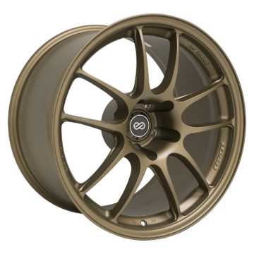 Picture of Enkei PF01 18x10.5 5x114.3 15mm Offset 75mm Bore Titanium Gold Wheel