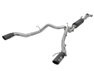 Picture of aFe MACH Force-Xp 3in to 3-1/2in 304 SS Cat-Back Exhaust w/Black Tip 17-18 Ford F-150 Raptor V6 3.5L