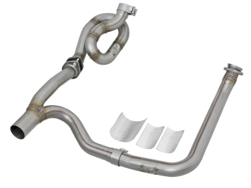 Picture of aFe POWER Twisted Steel Y-Pipe w/ Loop Relocation Pipe 12-18 Jeep Wrangler (JK) V6 3.6L