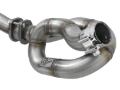 Picture of aFe POWER Twisted Steel Y-Pipe w/ Loop Relocation Pipe 12-18 Jeep Wrangler (JK) V6 3.6L