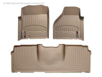 Picture of WeatherTech 06-08 Dodge Ram Truck Front and Rear Floorliners - Tan