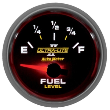 Picture of Autometer Ultra-Lite II 2-1/16in 0 OHMS Empty / 90 OHMS Full Electronic Fuel Level Gauge