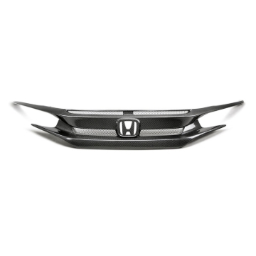 Picture of Seibon 16-18 Honda Civic OEM-Style Carbon Fiber Front Grill