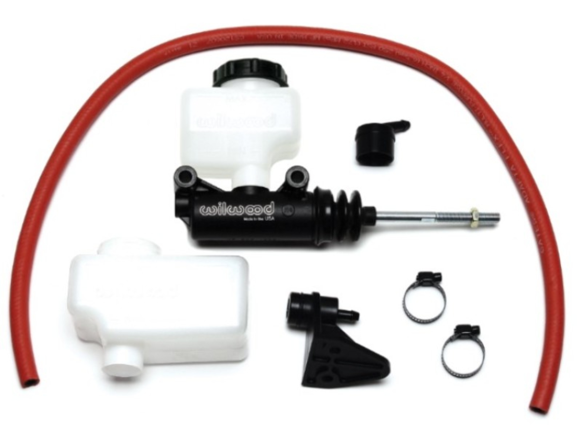 Picture of Wilwood Short Remote Side Mount M/C Kit 7/8in Bore 3/8in-24 Banjo Outlet