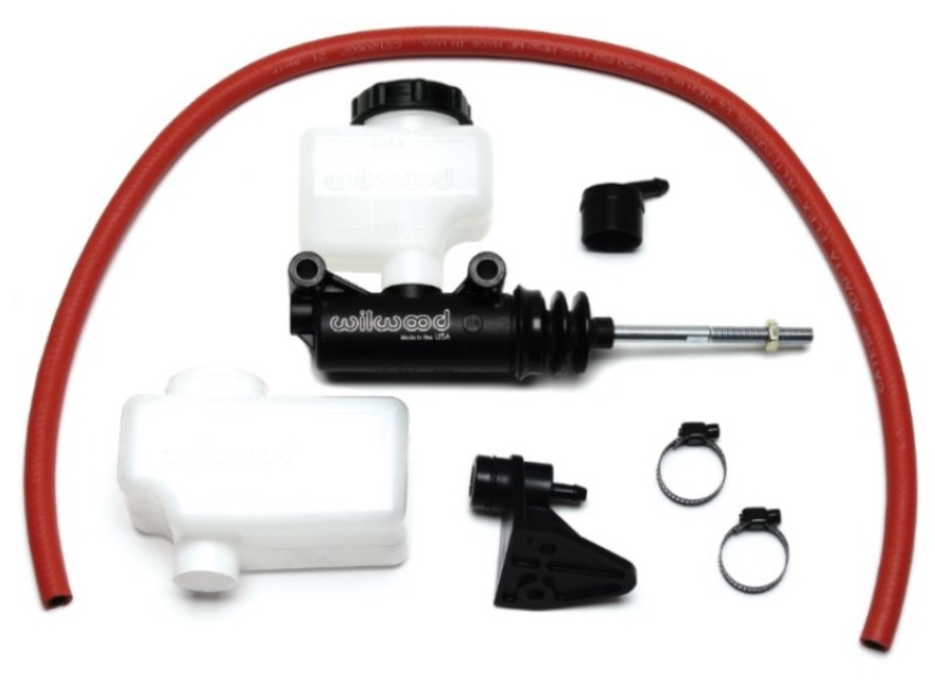 Picture of Wilwood Short Remote Side Mount M/C Kit 1in Bore 3/8in-24 Banjo Outlet
