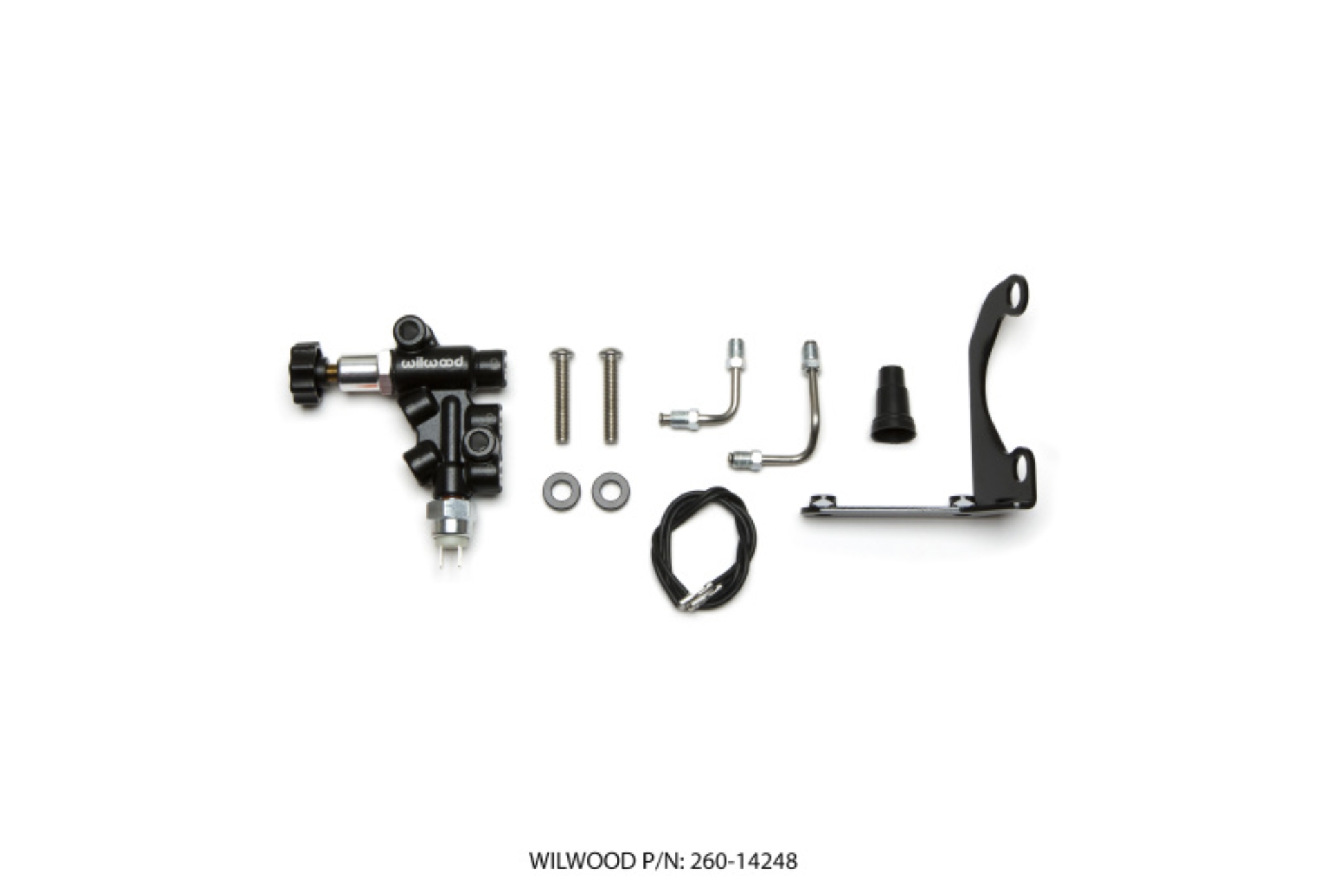Picture of Wilwood Tandem Remote Master Cylinder Mounting Bracket L/H Kit w/ Prop Valve