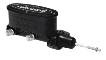 Picture of Wilwood High Volume Tandem Master Cylinder - 7/8in Bore Black-W/Pushrod